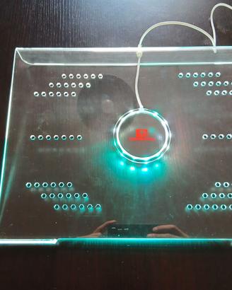 Supporto RGB per notebook in acrilico