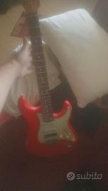 Chitarra elettrica EKO Aire Relic Fiesta Red