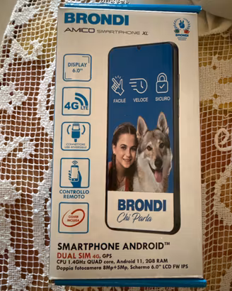 Brondi Amico Smartphone XL – Perfetto per anziani