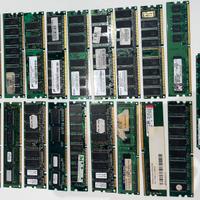 Lotto RAM SDRAM + DDR1 – vintage retrocomputer