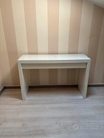 Scrivania / consolle bianca Ikea MALM originale