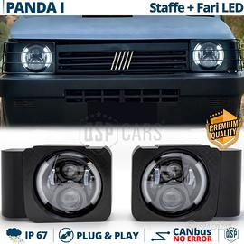 FARI LED per Fiat Panda 1 141 con STAFFE DRL Angel