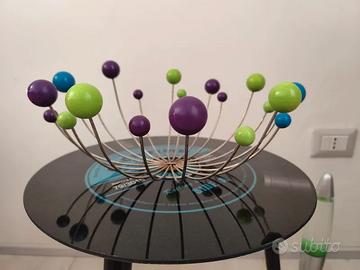 Fruttiera Sputnik Space Age studio Tecno Milano