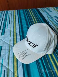 Cappello ekoi bianco autografato 