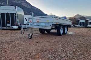 Carrello rimorchio auto doppio asse 3 metri
