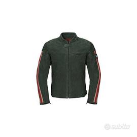 giacca BMW schwarbing verde in nabuk TG M