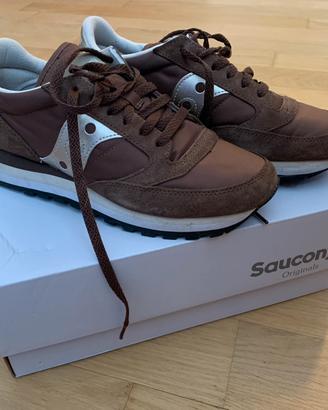 Saucony Jazz Triple Marrone Argento Taglia 40