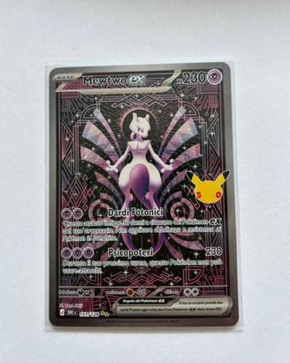 Mewtwo-ex 30th anniversario pokémon