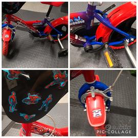 bicicletta bambino spiderman 