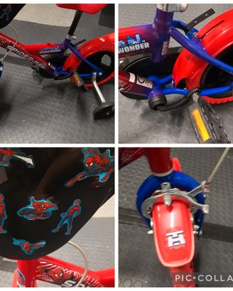 bicicletta bambino spiderman 