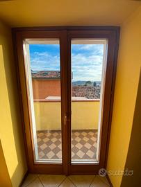 porta finestra in legno 