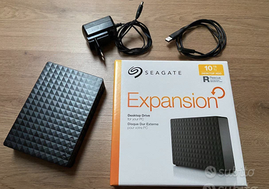 Seagate Expansion Desktop, Hard Disk esterno 10 TB