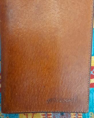 Custodia cuoio vintage per passaporto