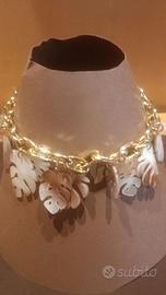 Collana girocollo stile glamour