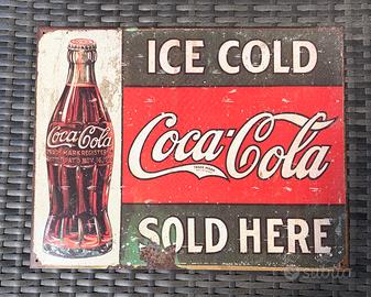 Insegna coca cola ice cold