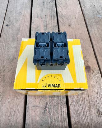 relè Vimar Eikon H20526 2 pulsanti + Led domotica