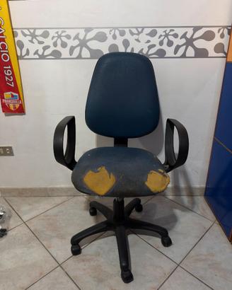 Sedia da Ufficio Studio Girevole con Braccioli
