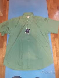 Camicia da Uomo Maniche Corte Boston Wear Verde 40