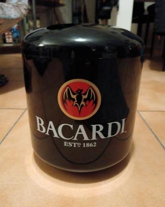 secchiello porta ghiaccio bacardi vintage anni 90 