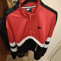 felpa nike con zip centrale 