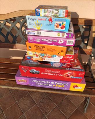 Giochi per bambini varie tipologie