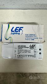 Alimentatore LED LE2012A 12V DC 20W – Nuovo