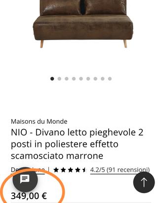divano letto + topper