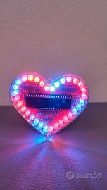 LAMPADA Cuore  LED animazioni relax luci notturne 