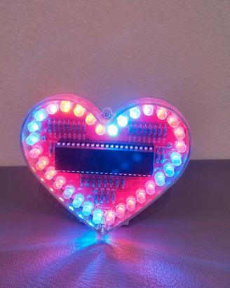 LAMPADA Cuore  LED animazioni relax luci notturne 