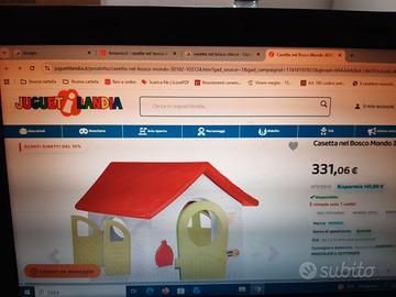 CHICCO CASETTA NEL BOSCO  COME NUOVA SCONTATA 50%