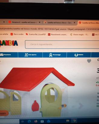 CHICCO CASETTA NEL BOSCO  COME NUOVA SCONTATA 50%