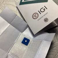 Diamante certificato IGI