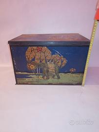 scatola di latta luigi rossa 