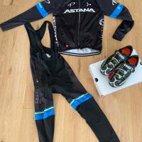 Completo invernale MTB ragazzo + scarpe