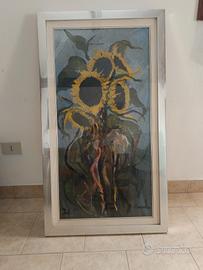 quadro con girasole