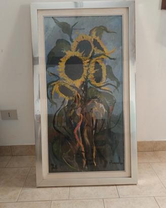 quadro con girasole