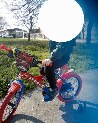 bicletta spiderman