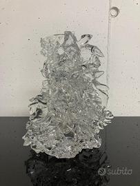 scultura cristallo vintage