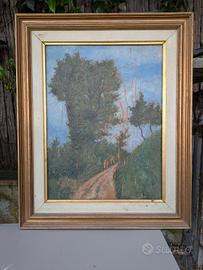 quadro olio su tavola Raffaele De Grada
