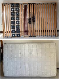 Letto Completo (Materasso + Rete) - COME NUOVO