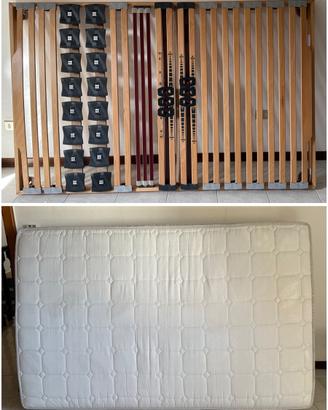Letto Completo (Materasso + Rete) - COME NUOVO
