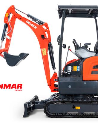 Miniescavatore 18Qli motore Yanmar - 2 velocità