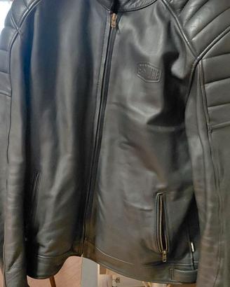 Giubbotto moto pelle uomo L