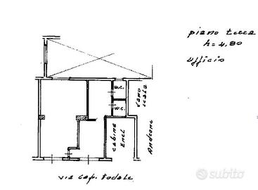 PRESSI C.SO PIERSANTI - Locale magazzino di 80 mq