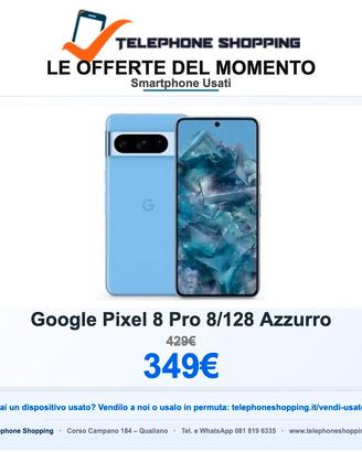 Google Pixel 8 Pro 8/128 Azzurro