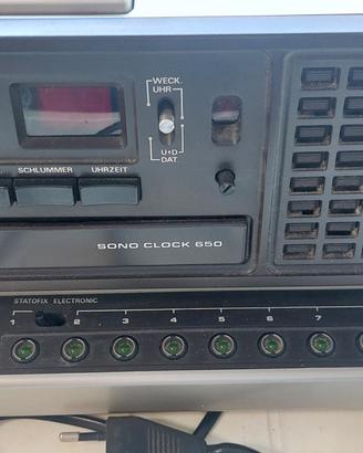 grundig radio sveglia vintage 