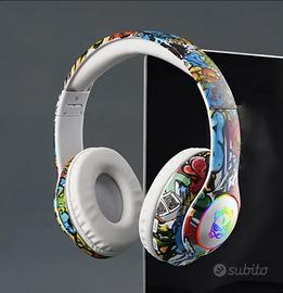 Cuffie Wireless B39 Pieghevoli Smartphone LED