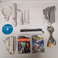 console nintendo wii + giochi + accessori 