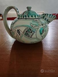 Teiera Vintage Deruta Italy in Ceramica 