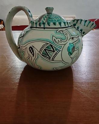 Teiera Vintage Deruta Italy in Ceramica 